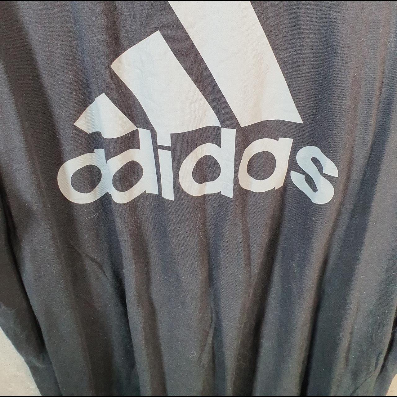 Vintage Adidas Golf Spellout T Shirt Shirt Men’s XL Black Three Stripes Logo Athletic C9850