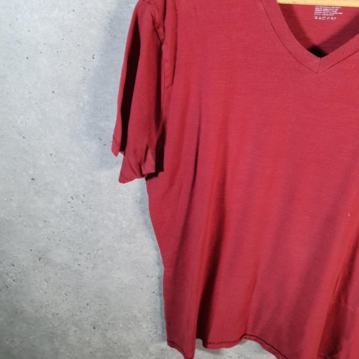 Vintage Gap T Shirt Men’s Large Burgundy Red Regular Fit Casual Blank