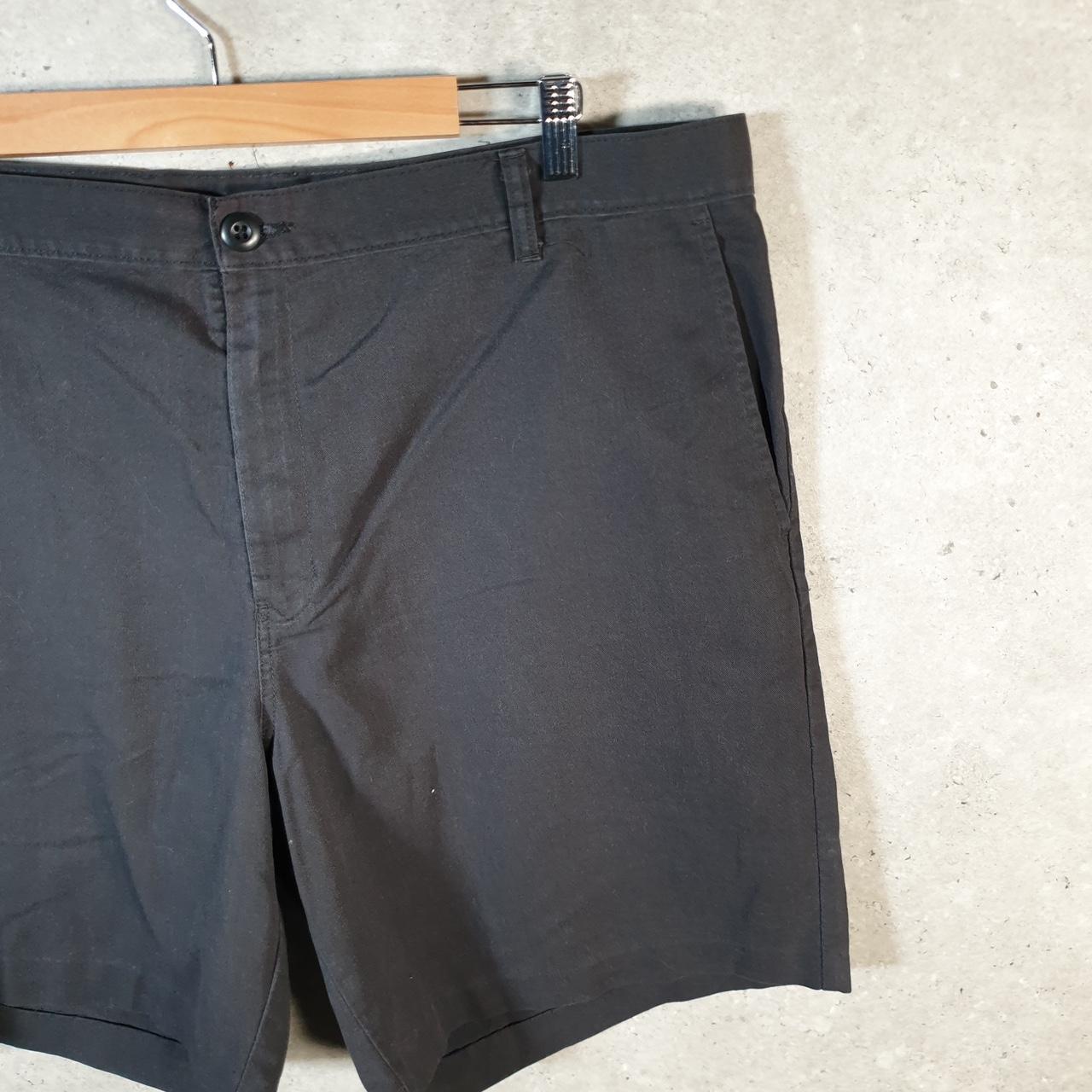 Vintage Dickies Baggy Chino Shorts Jorts Cargo Mens W40 Black Relaxed Fit