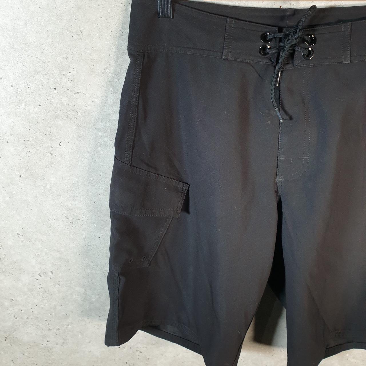 Vintage The North Face TNF Shorts Jorts Chino Cargo Men’s W32 Black Baggy Cotton