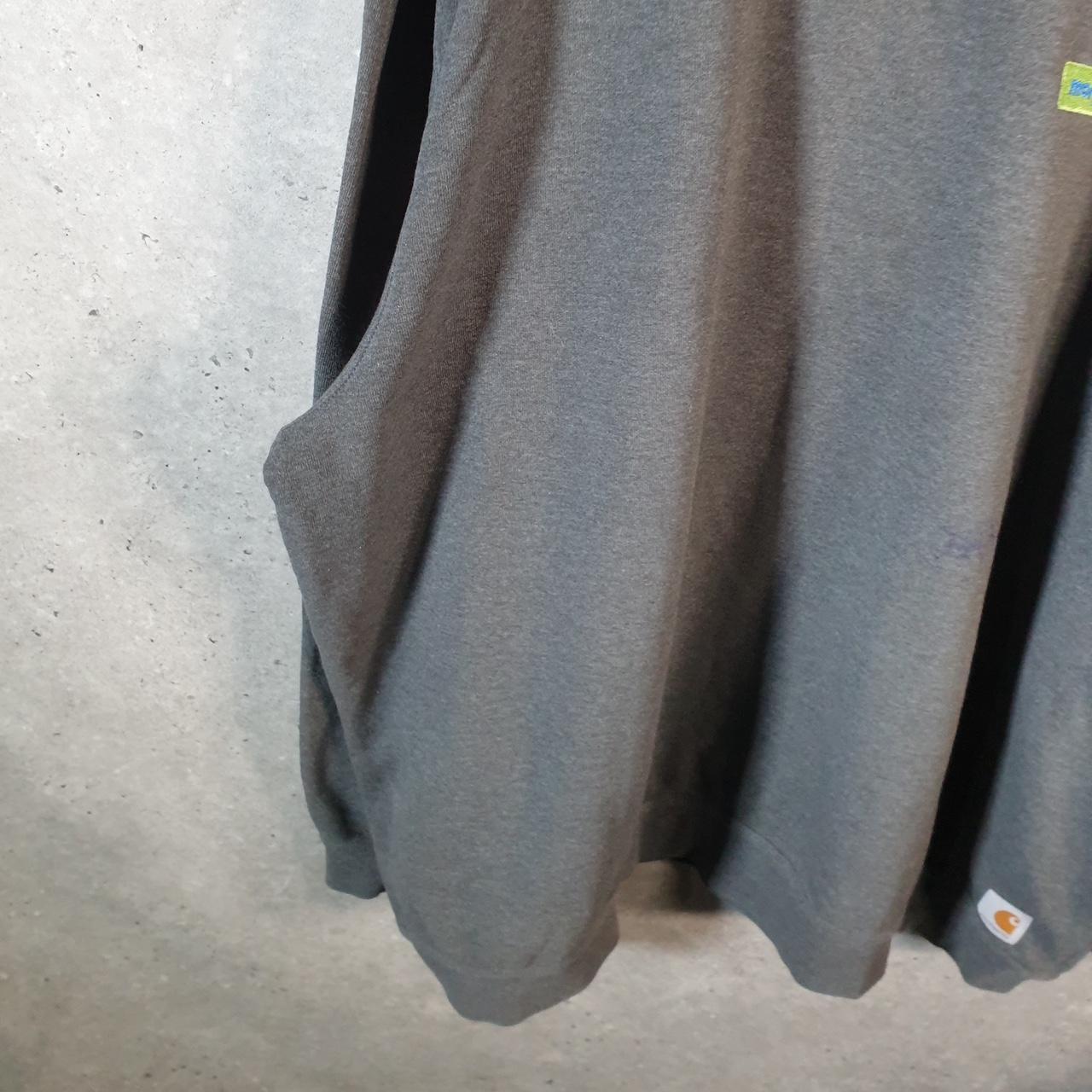 Vintage Carhartt Sweatshirt Mens 3XL Grey Pullover Blank Sweatshirt USA Original Fit