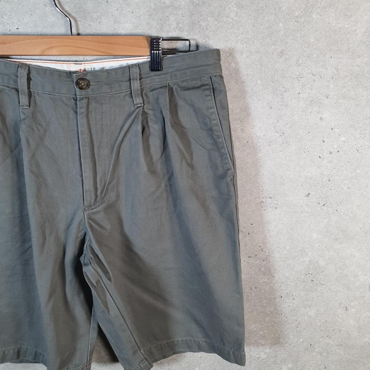 Vintage Dockers Chino Shorts Jorts Cargo Men’s W34 Grey Baggy Cotton