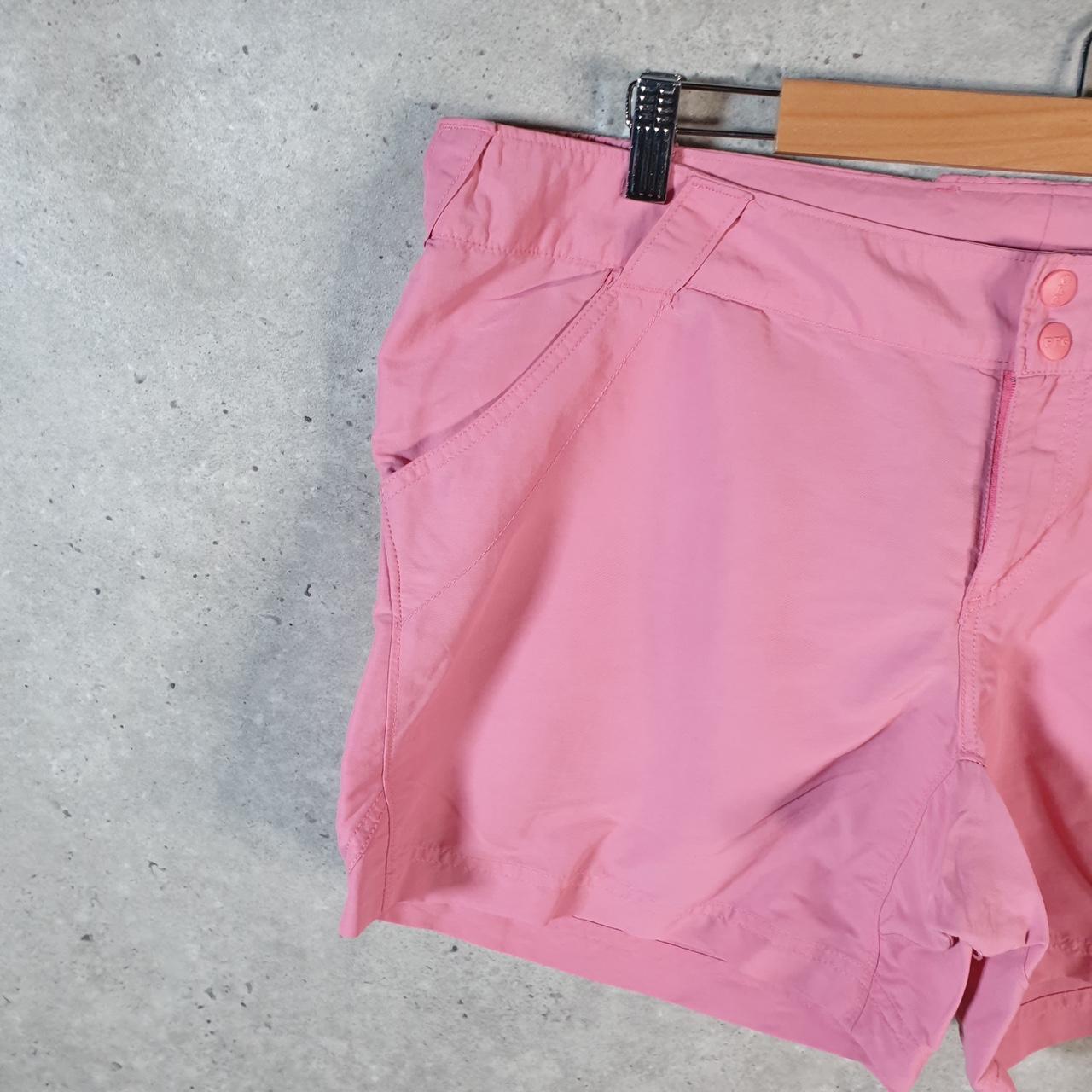 Vintage Columbia Performance Fishing Gear Shorts Womens XL Pink OmniShade