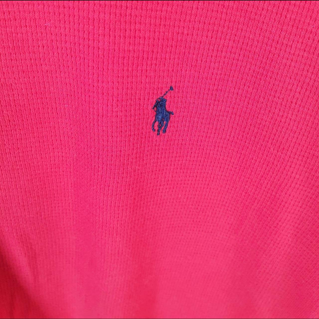 Vintage Ralph Lauren Polo T Shirt Mens XL Pink Embroidered Classic Fit Pony C9060