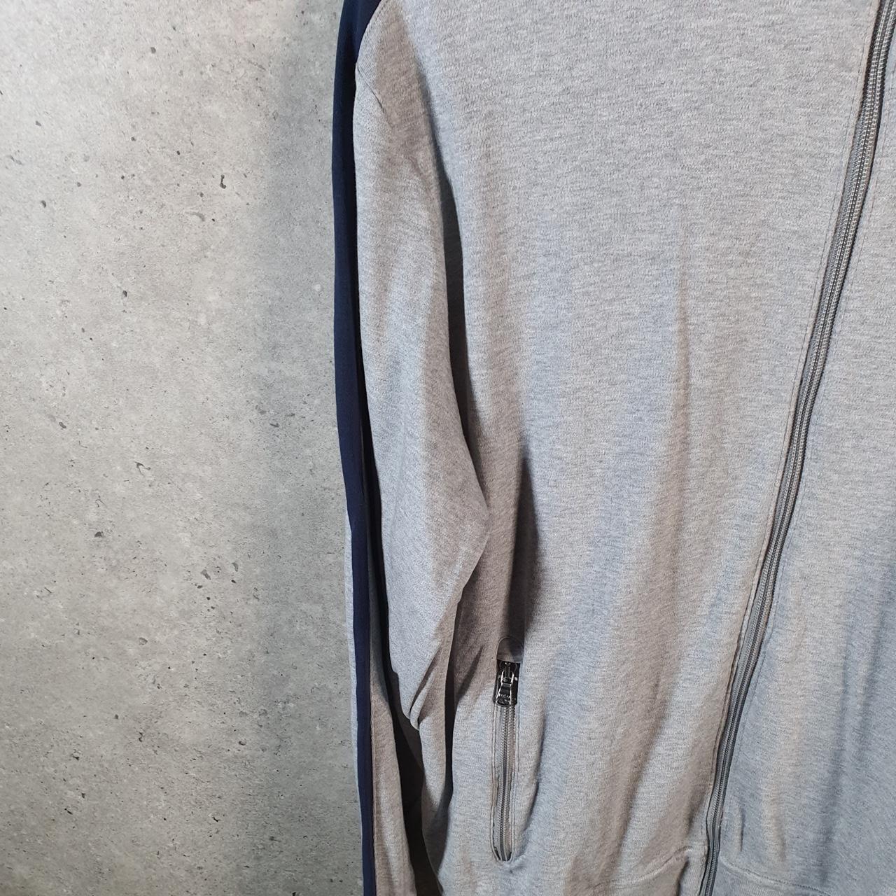 Vintage Ralph Lauren Polo Sweatshirt Men’s Large Grey Cotton Full Zip Pony