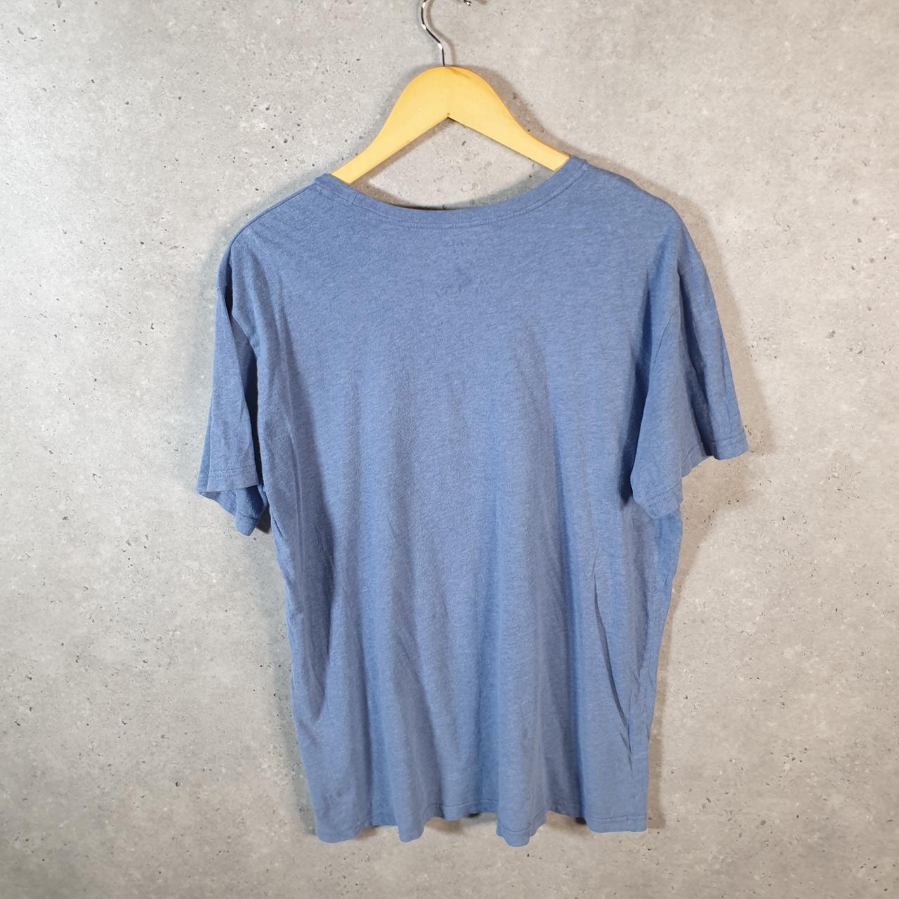 Vintage Ralph Lauren Polo T Shirt Men’s Large Blue Embroidered Classic Fit Pony C9070