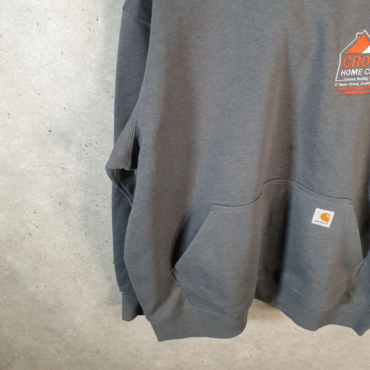 Vintage Carhartt Rain Defender Hoodie Men’s XL Grey Pullover Blank USA Loose Fit