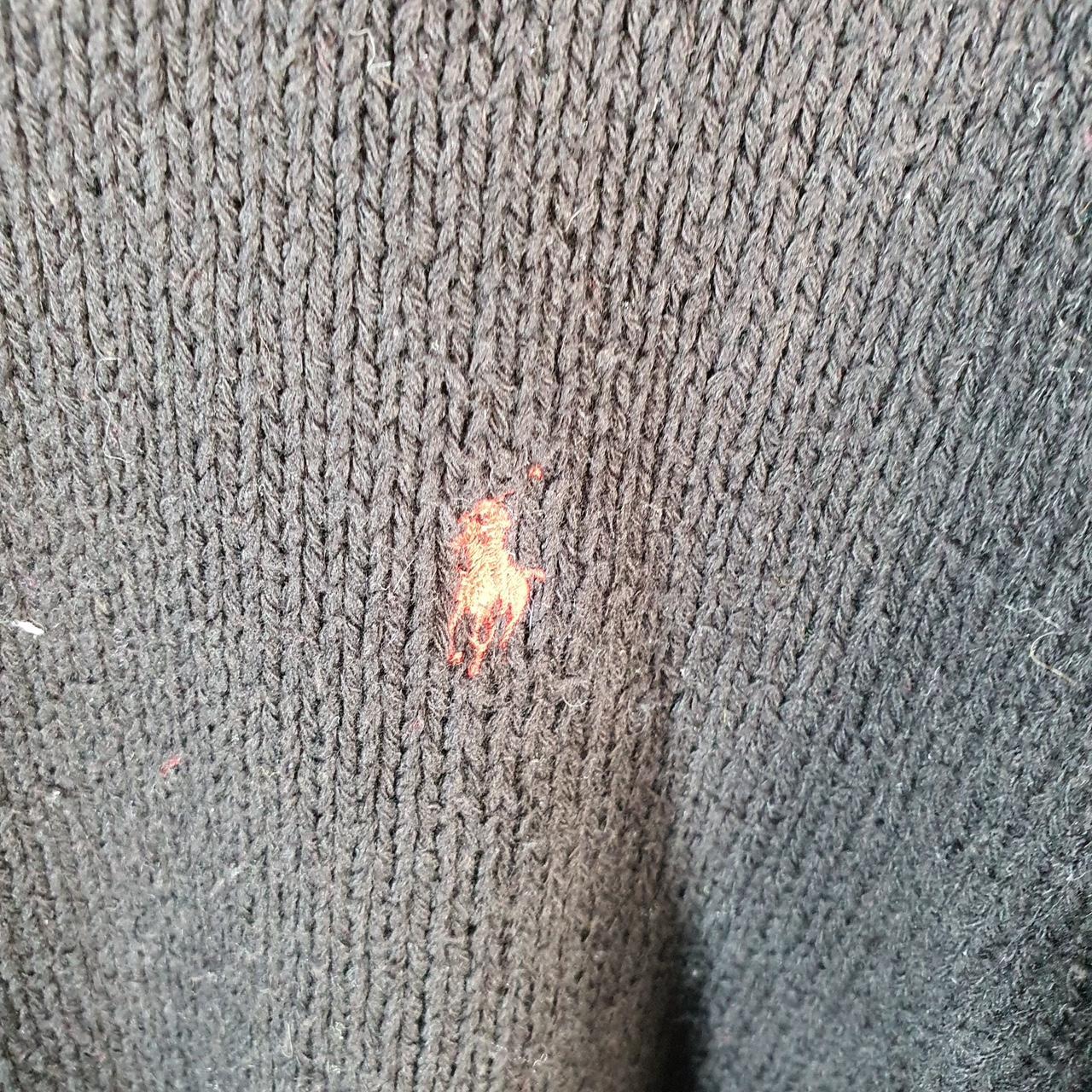 Vintage Ralph Lauren Polo Heavyweight Sweatshirt Men’s Large Black Pullover Pony C8847