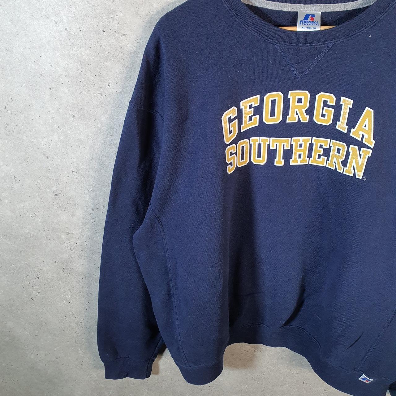 Vintage Russell Athletic Georgia Southern USA Sweatshirt Men’s XL Blue Pullover
