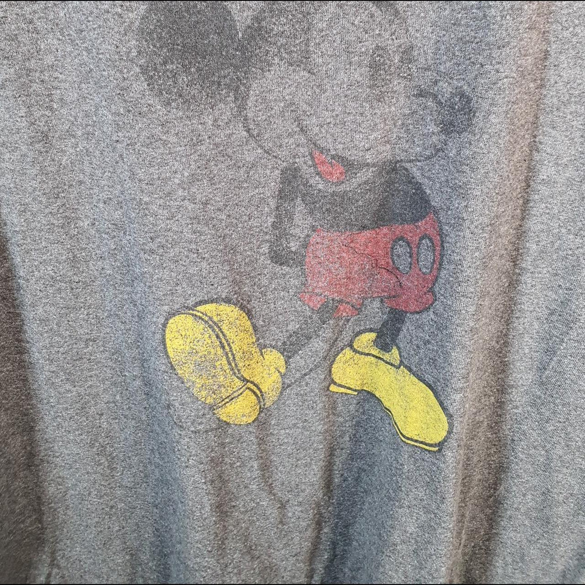 Vintage Disney Land Mickey Mouse T Shirt Shirt Men’s  2XL Grey Graphic Cartoon C9865