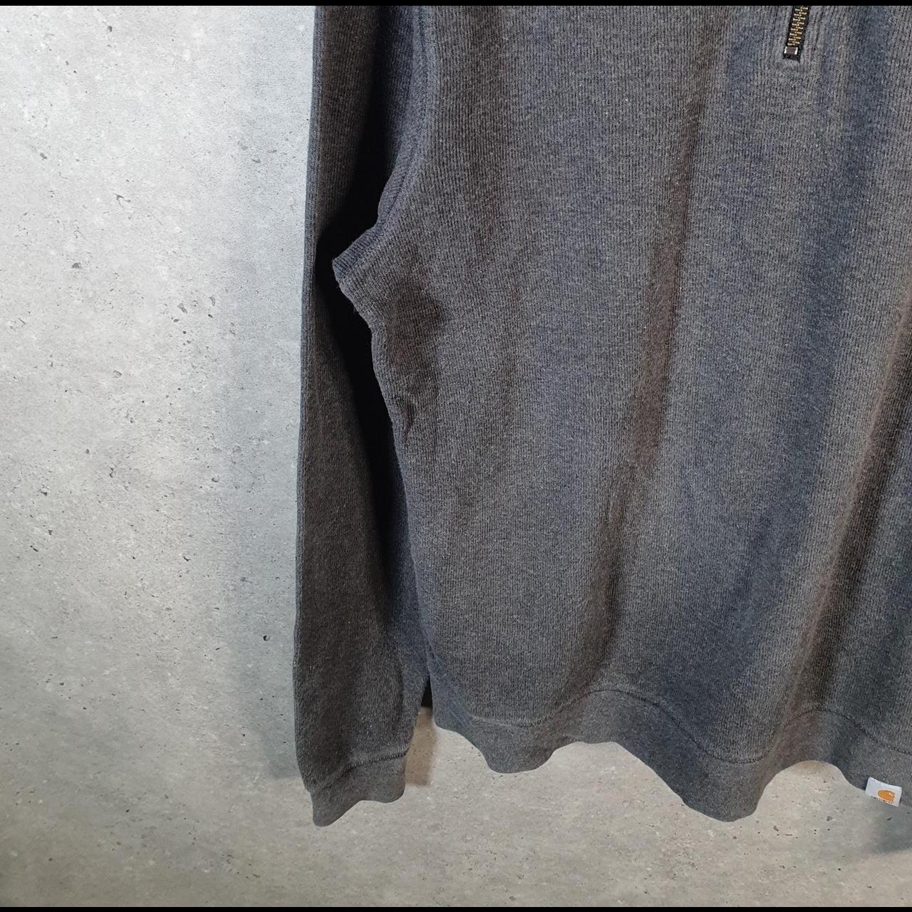 Vintage Carhartt 1/4 Zip Sweatshirt Men’s Medium Grey Pullover Blank USA Relaxed Fit