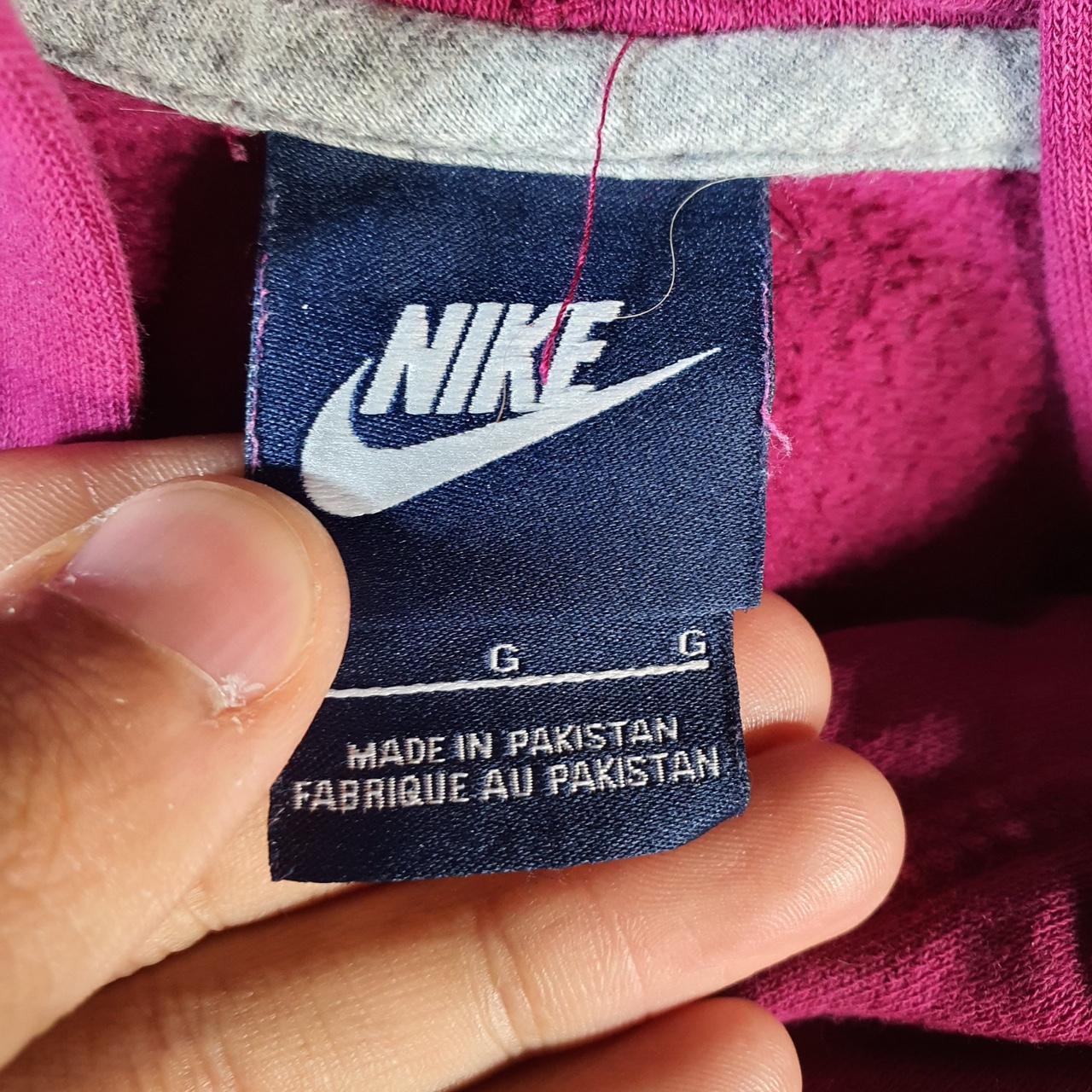 Vintage Nike Club Hoodie Womens Large Pink Swoosh Y2K Pullover Logo