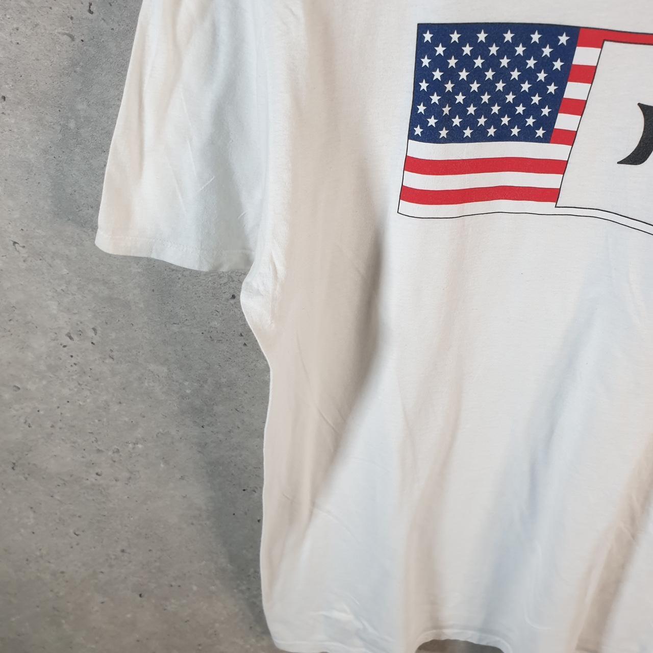 Vintage Hurley Graphic T Shirt Men’s Medium White Casual Sports Logo Athletic