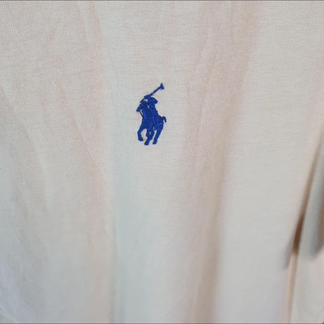 Vintage Ralph Lauren Polo T Shirt Men’s Medium yellow Embroidered Classic Fit Pony C9056