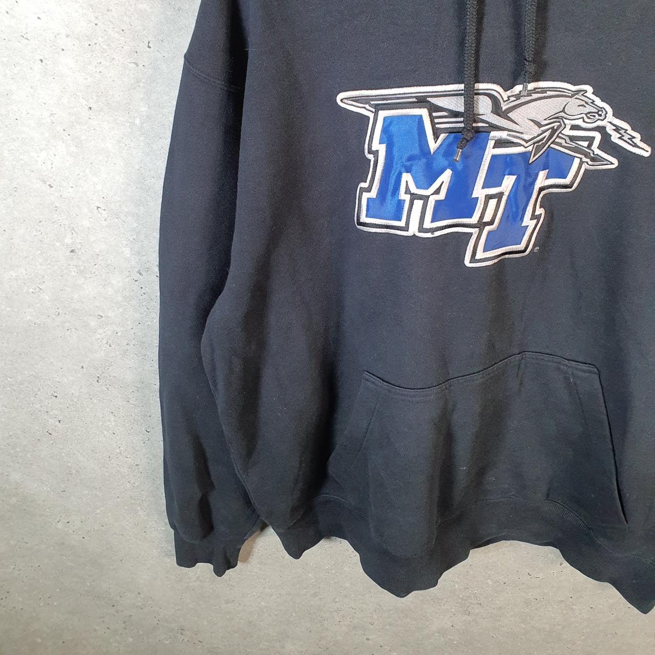 Vintage Champion Hoodie Men’s XL Black Pro Sport MT Raiders Pullover