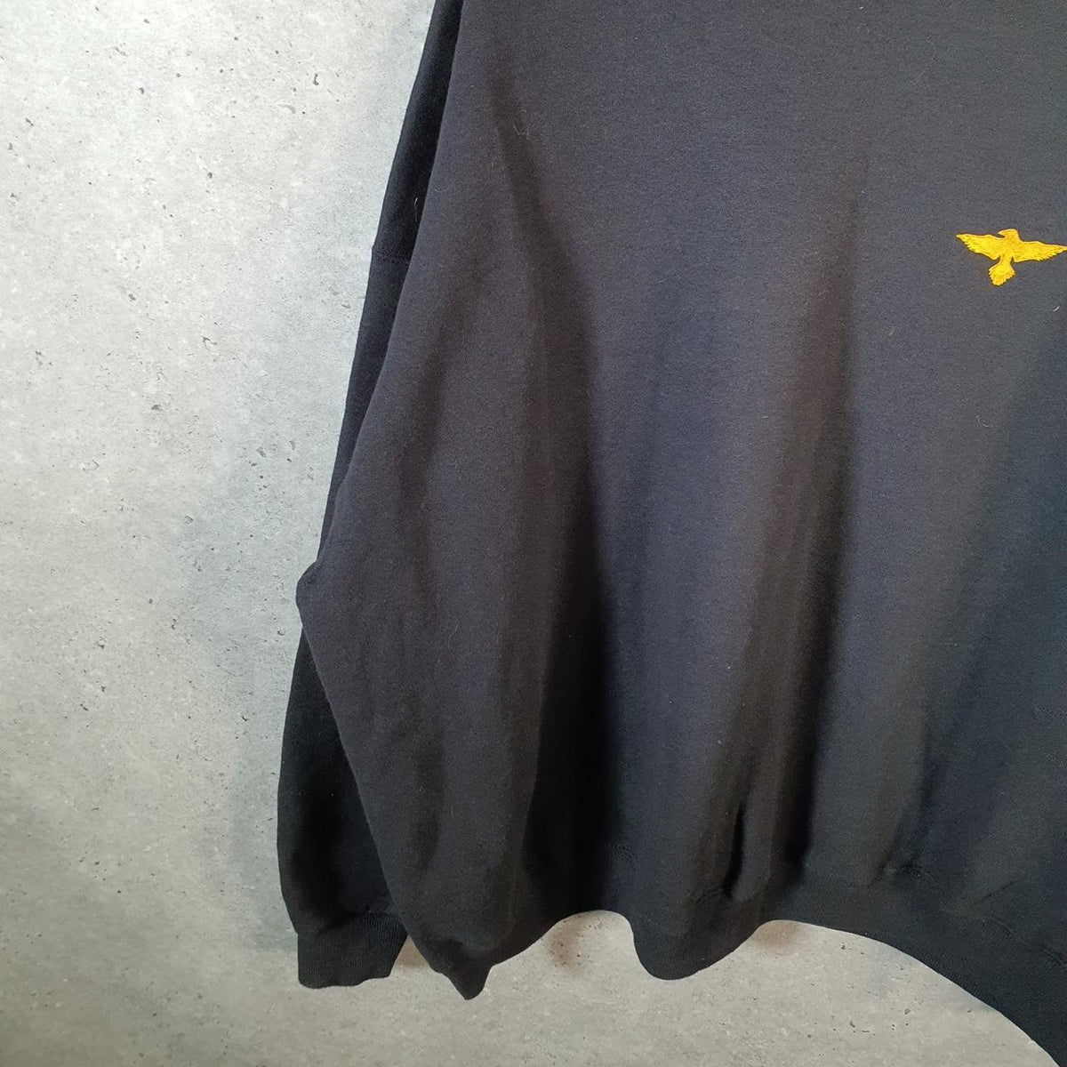 Vintage Lee Heavyweight Sweatshirt Men’s 3XL Black USA Pullover Embroidered Angel