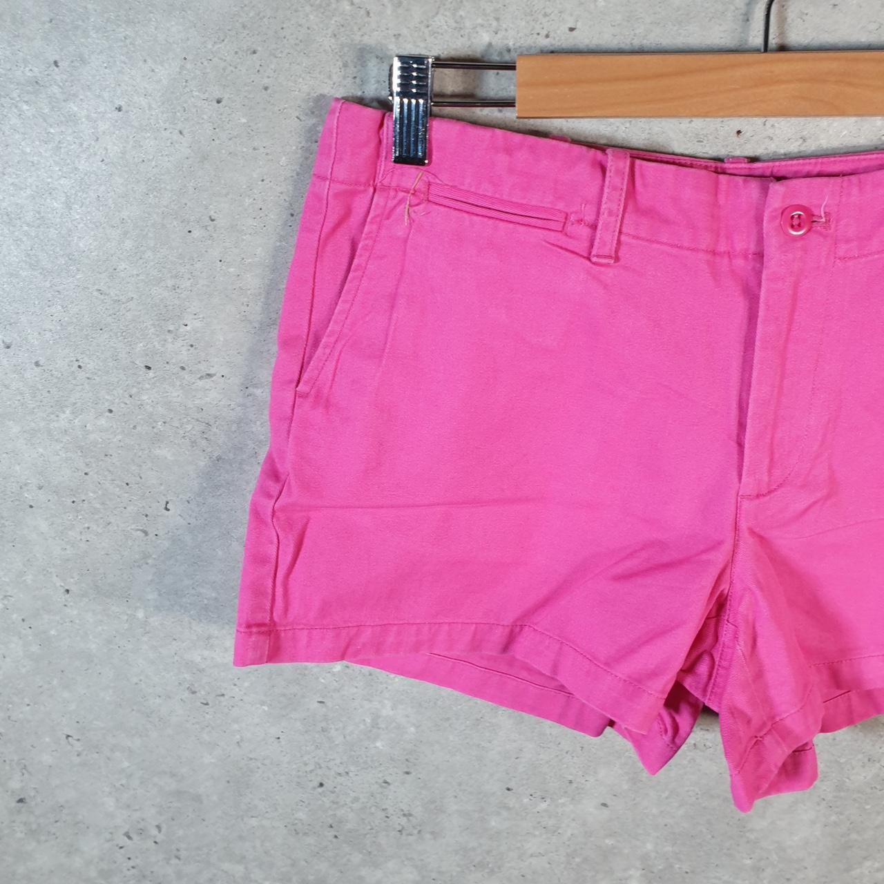 Vintage Ralph Lauren Polo Chino Shorts Jorts Cargo Womens W32 Pink Baggy Cotton