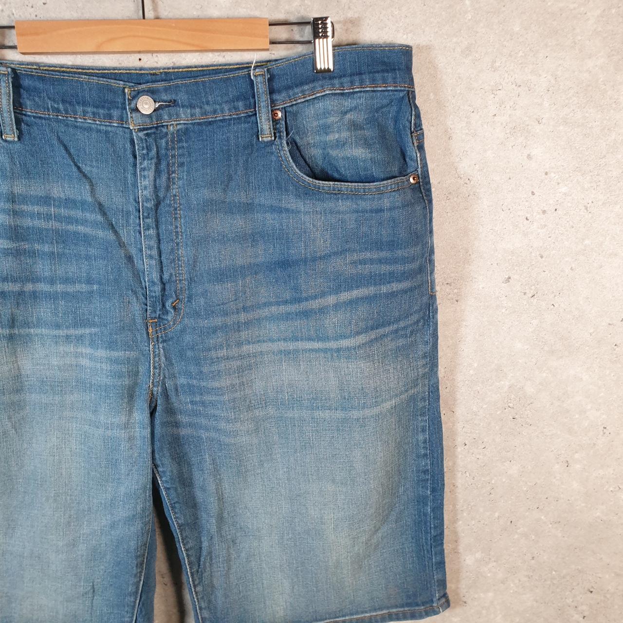 Vintage Levi’s 569 Baggy Shorts Jorts Cargo Men’s W40 Blue Relaxed Denim