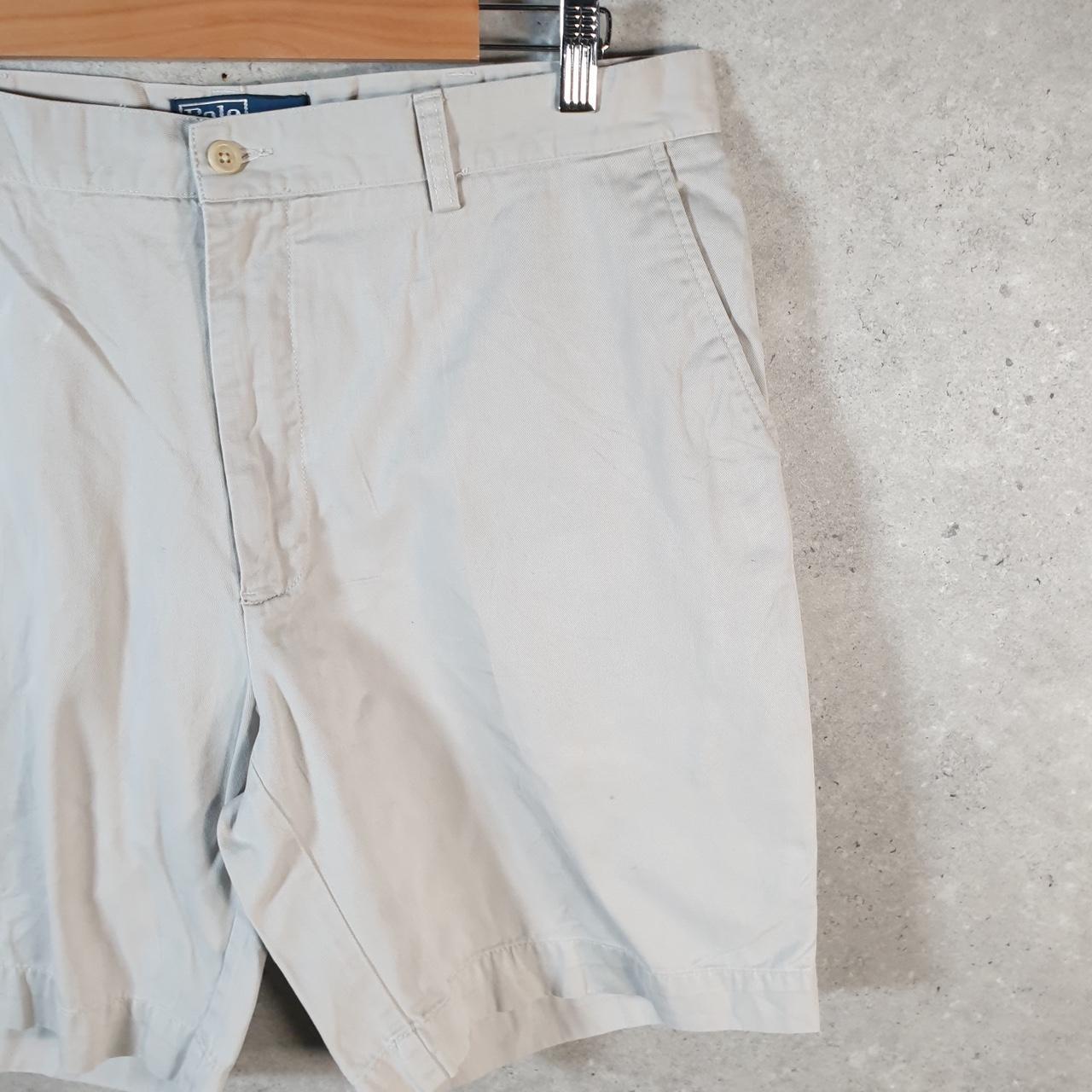 Vintage Ralph Lauren Polo Shorts Jorts Chino Cargo Men’s W36 Brown Baggy Cotton