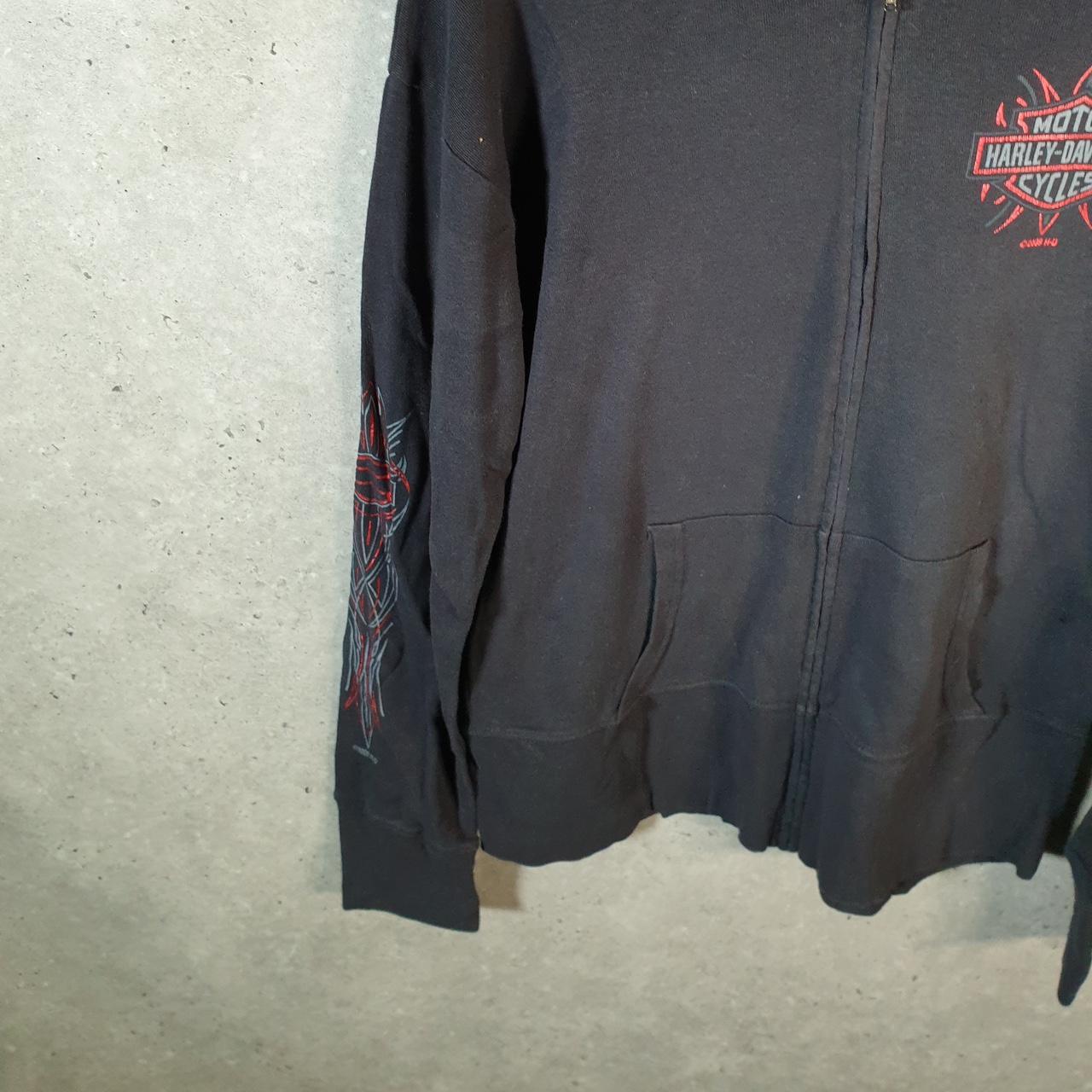 Vintage Harley Davidson 2009 MT Cheaha Oxford Alabama Hoodie Womens Large Black