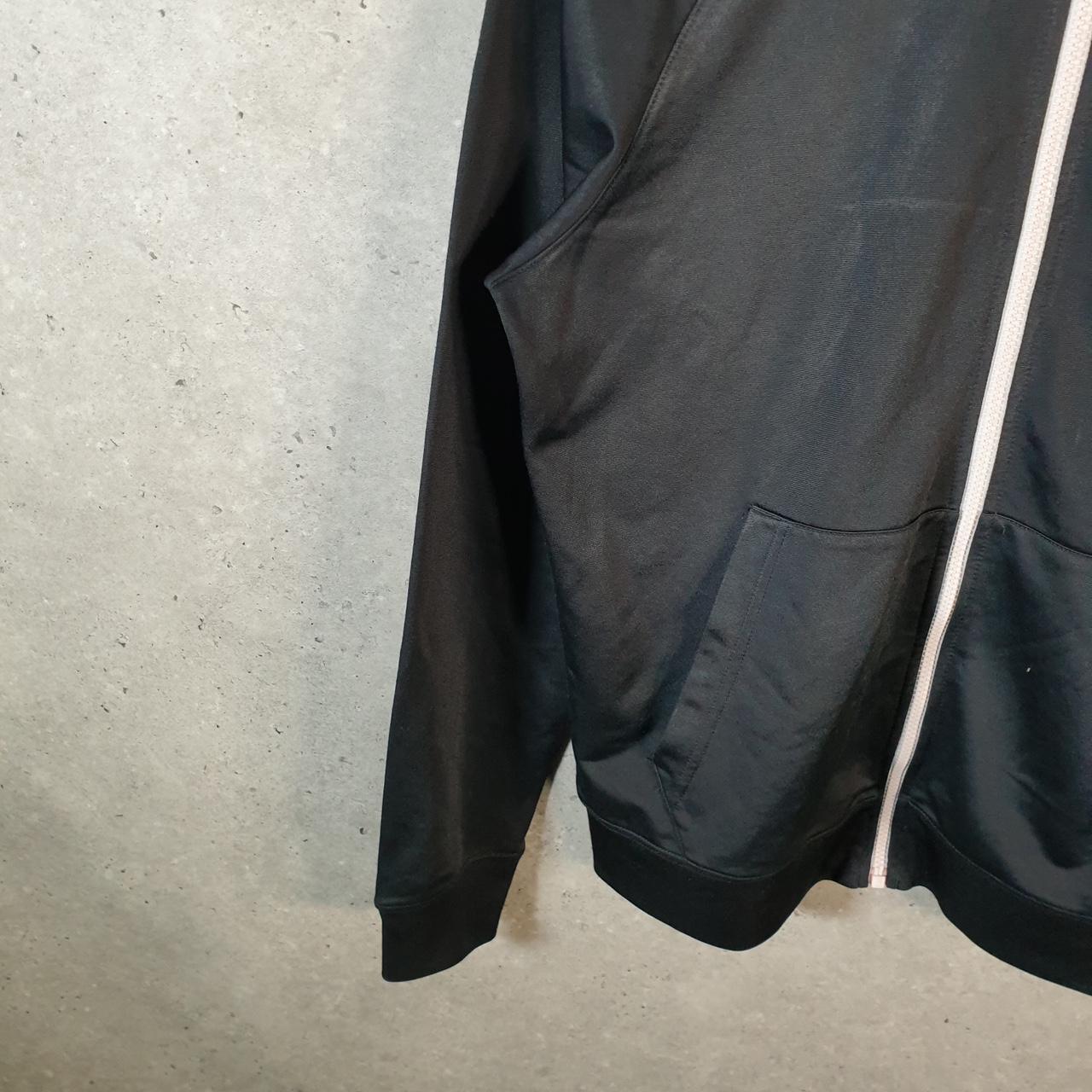 Vintage Nike Dri Fit Windbreaker Track Jacket Mens Small Black USA Swoosh Full Zip USA