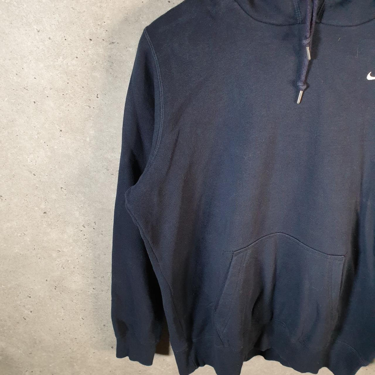 Vintage Nike Stars Embroidered Hoodie Men’s XL Black Swoosh Y2K Pullover