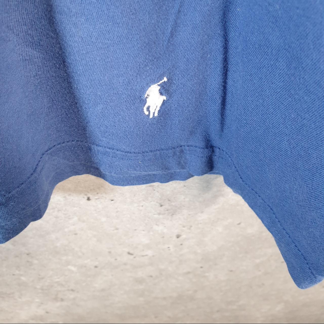 Vintage Ralph Lauren Polo T Shirt Men’s XL Blue Embroidered Classic Fit Pony C9041