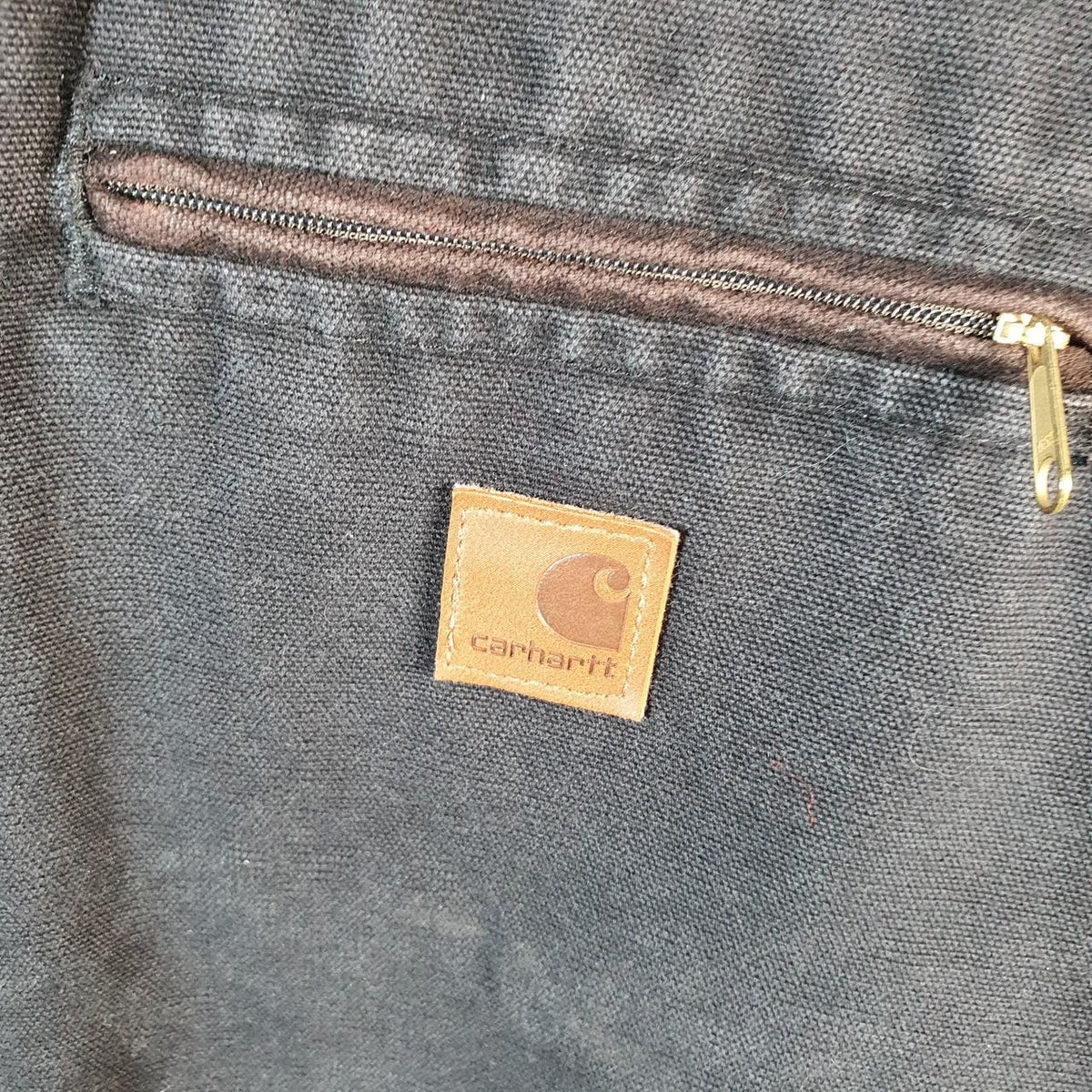 Vintage Carhartt Detroit Jacket Men’s 2XL Black J97 BLK Workwear Canvas USA G2109
