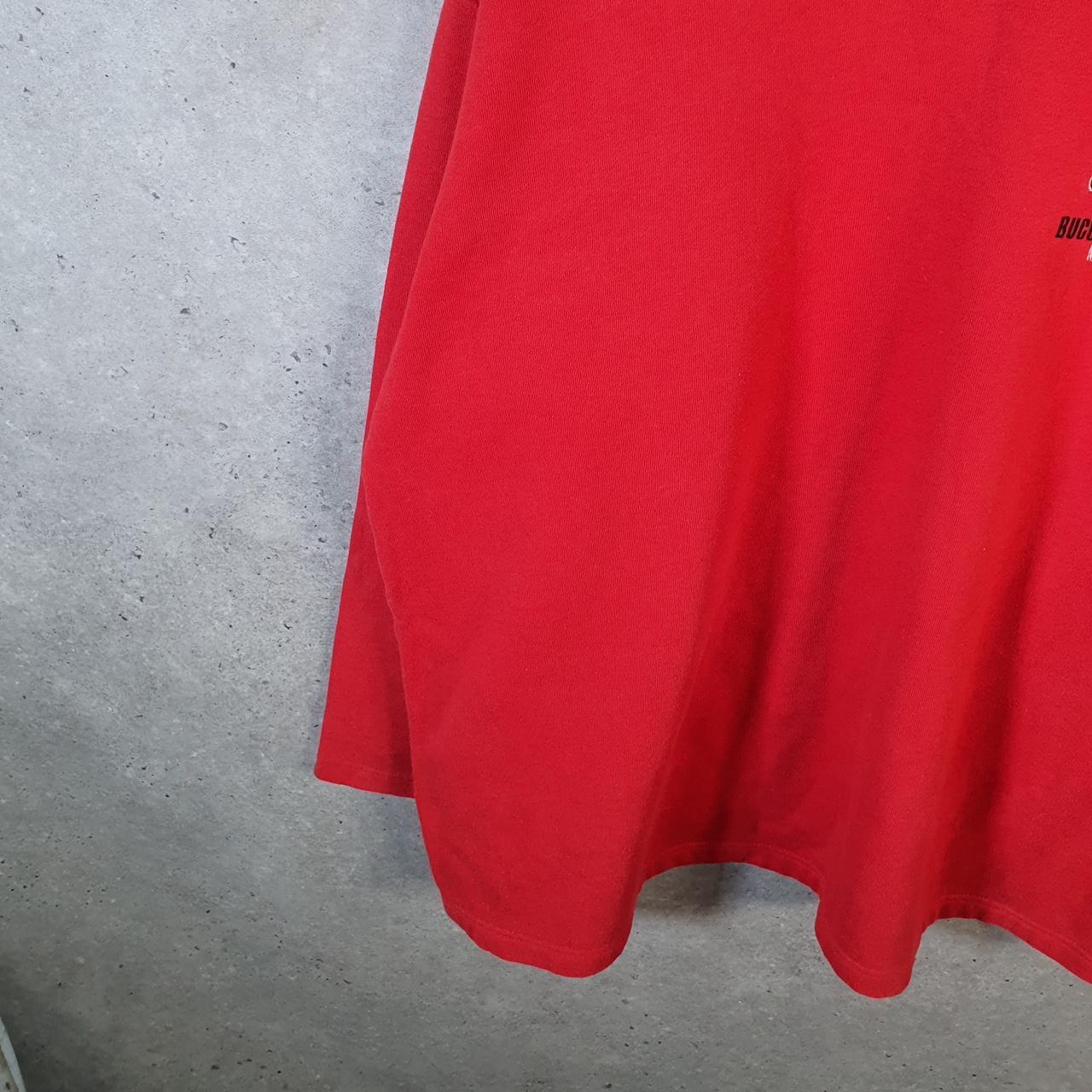 Vintage NFL Tampa Bay Buccaneers Sweatshirt Mens 2XL Red Pullover USA Pro Sport