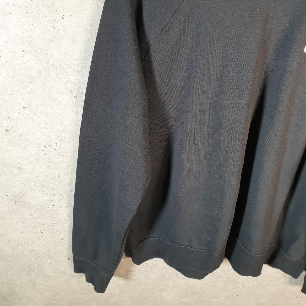 Vintage Nike Embroidered Club Sweatshirt Womens XL Black Swoosh Y2K