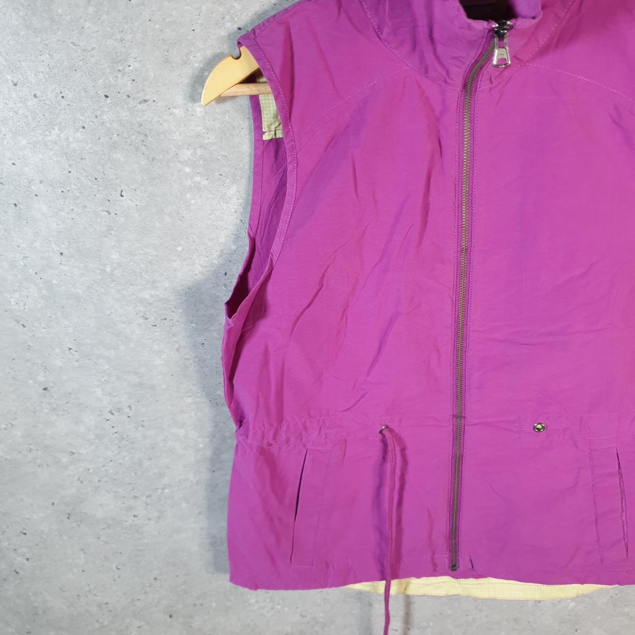 Vintage Columbia Windbreaker Gilet Track Jacket Womens Medium Pink USA Athletic