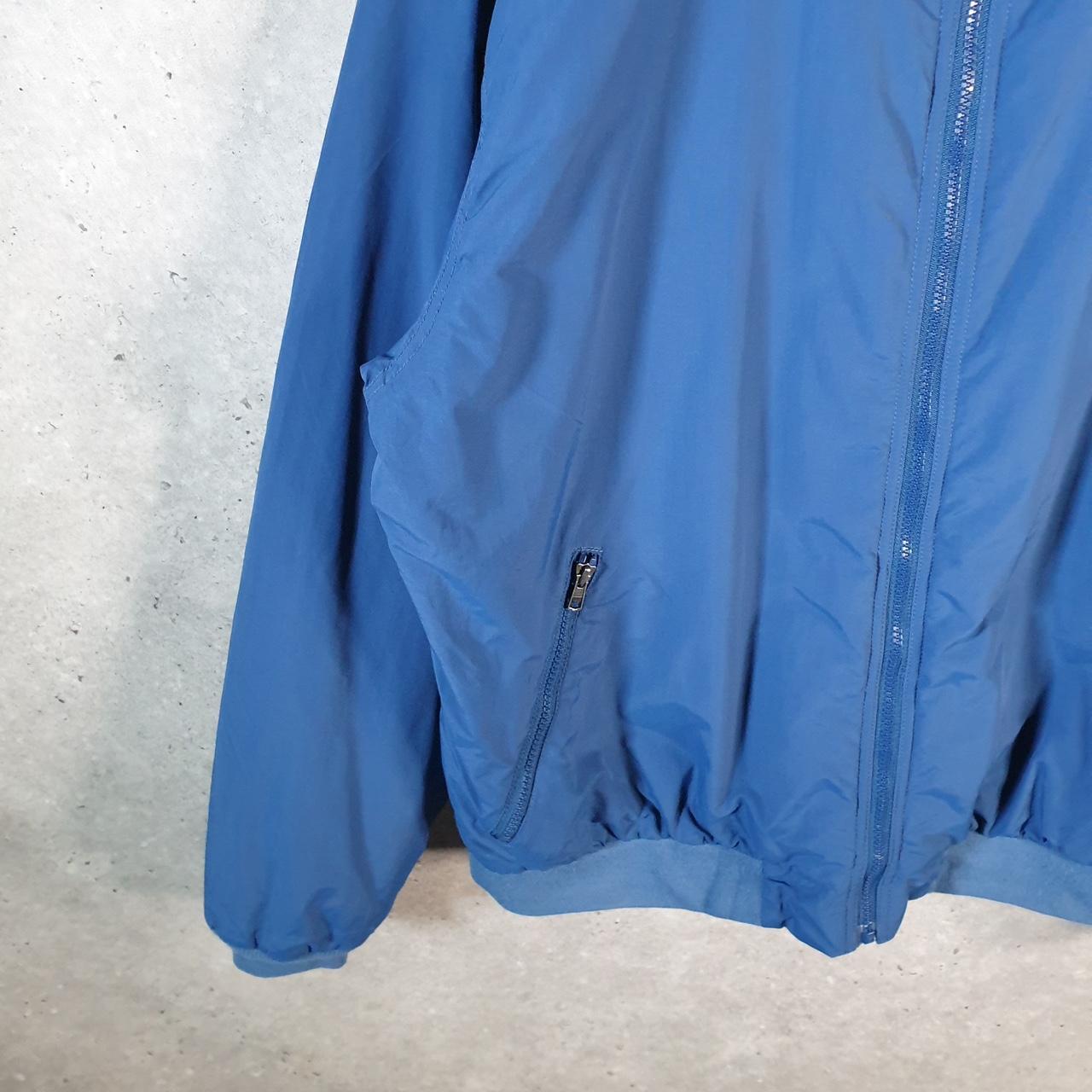 Vintage L.L. Bean Thinsulate Outdoors Warm Up Nylon Jacket Mens XL Blue Full Zip Waterproof