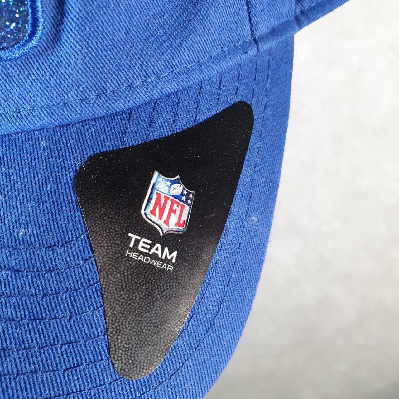 Vintage New York New Era NFL Cap Womens Adjustable Blue USA Spellout Athletic  C8533