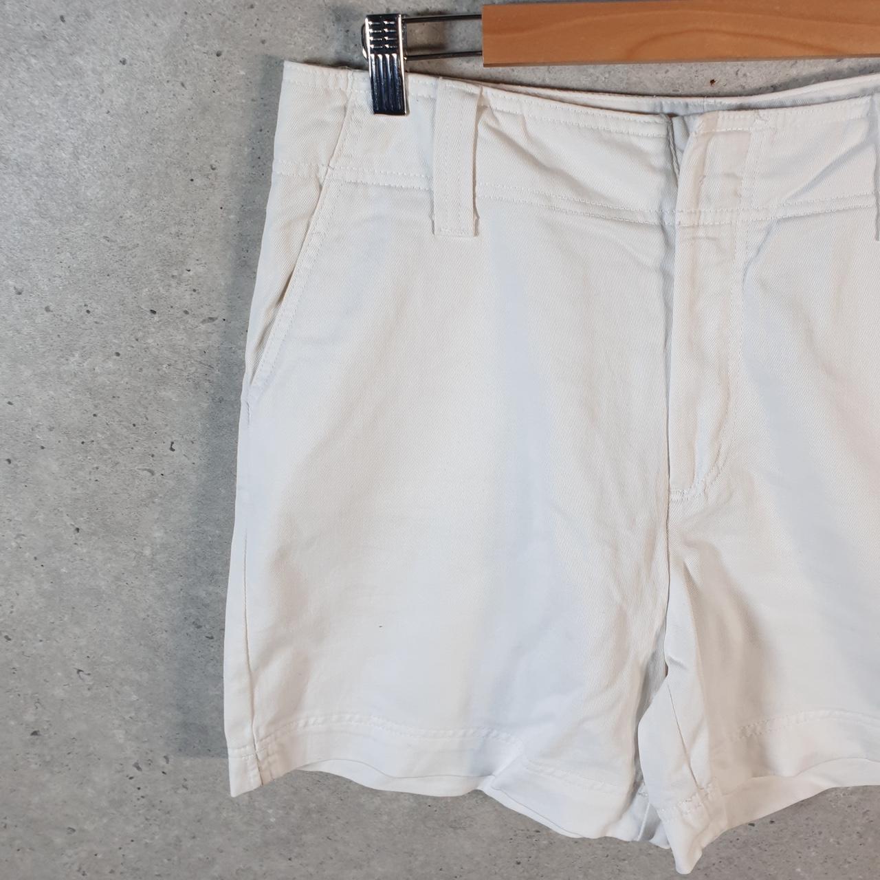 Vintage Dockers Shorts Jorts Cargo Womens W32 White Baggy Cotton