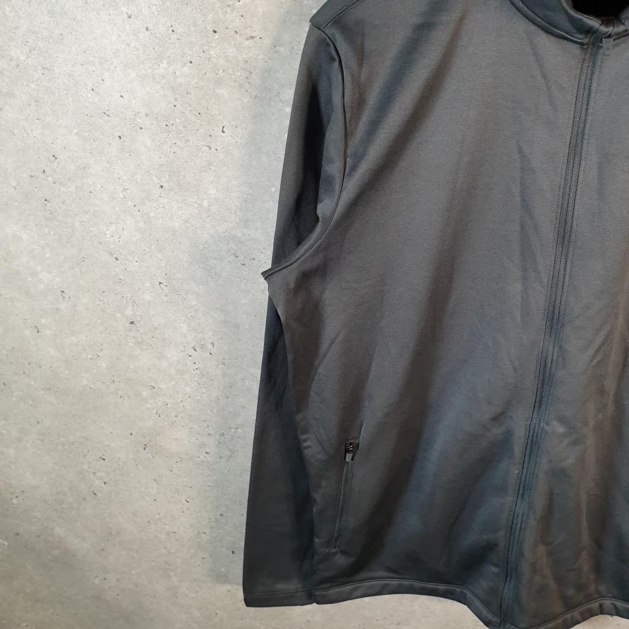 Vintage Nike Shell Track Jackets Mens Medium Grey Y2K Full Zip Logo