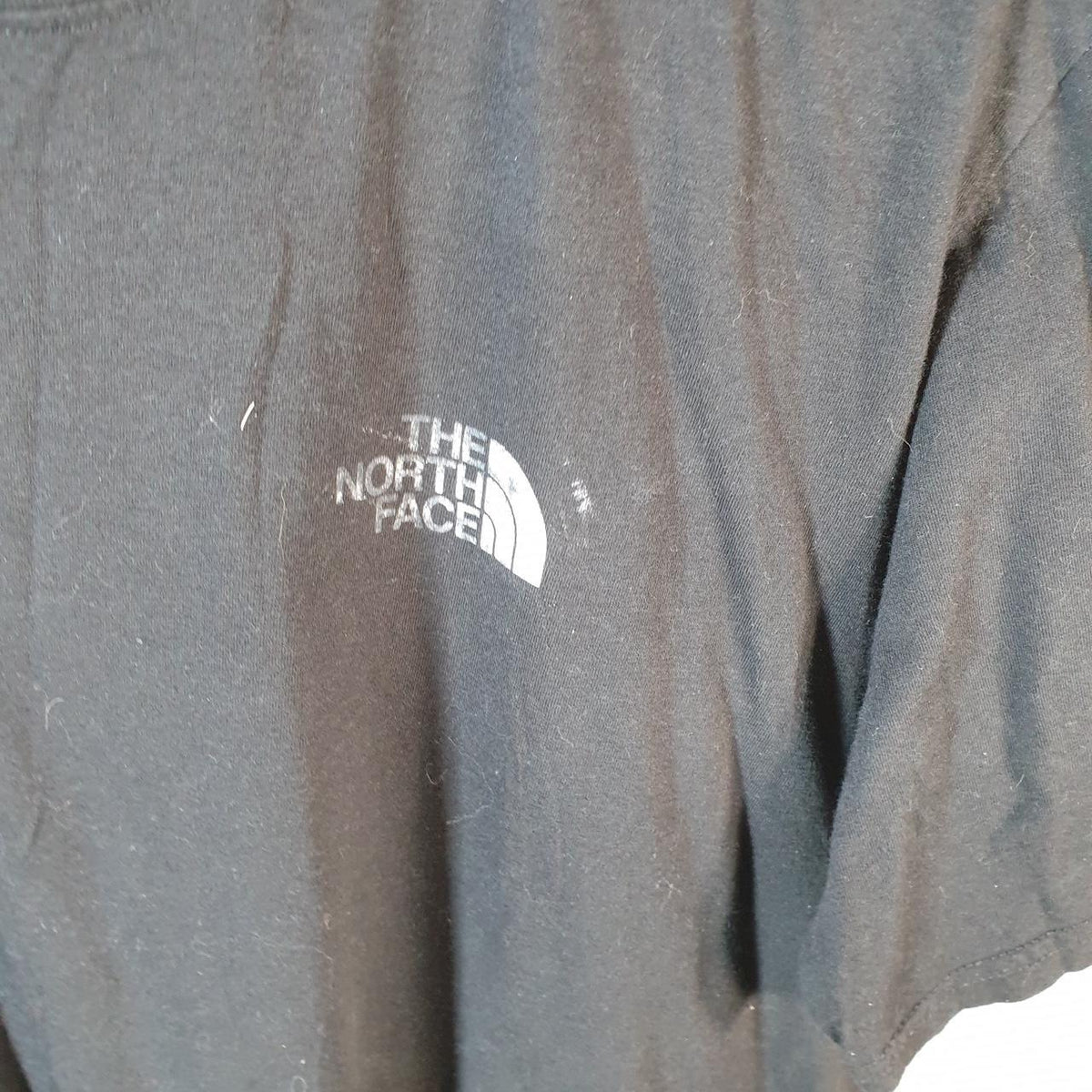 Vintage The North Face TNF Graphic Spellout T Shirt Men’s Medium Black Logo Athletic