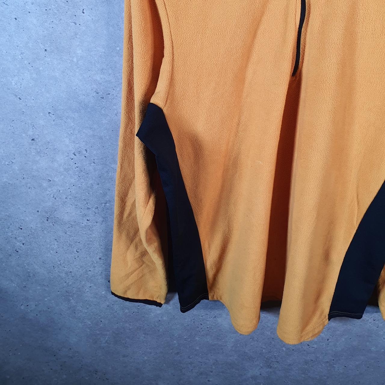 Vintage Nike 90s Therma Fit Fleece Sweatshirt Men’s Large Yellow Y2K 1/4 Zip Pullover