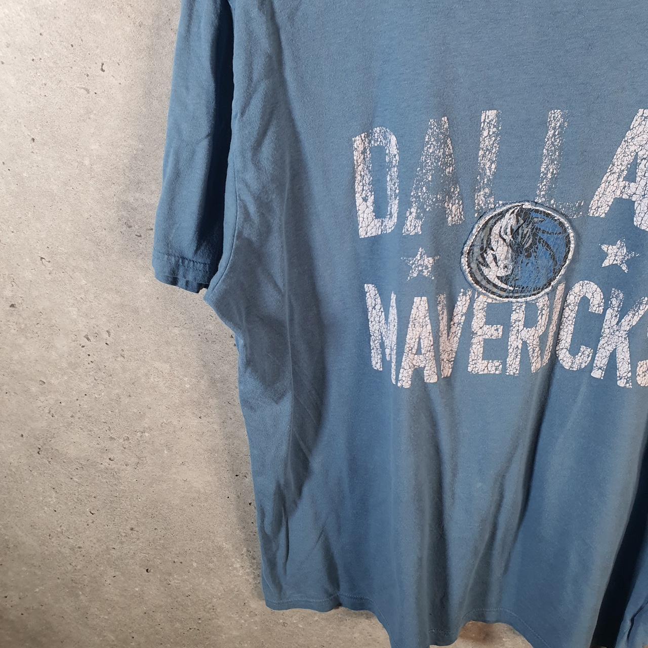 Vintage Adidas Dallas Mavericks T Shirt Shirt Men’s Small Blue Trefoil Retro Logo Athletic