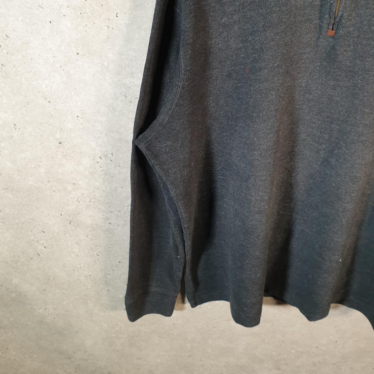 Vintage Ralph Lauren Polo 1/4 Zip Sweatshirt Men’s XL Grey Cotton Pullover Pony