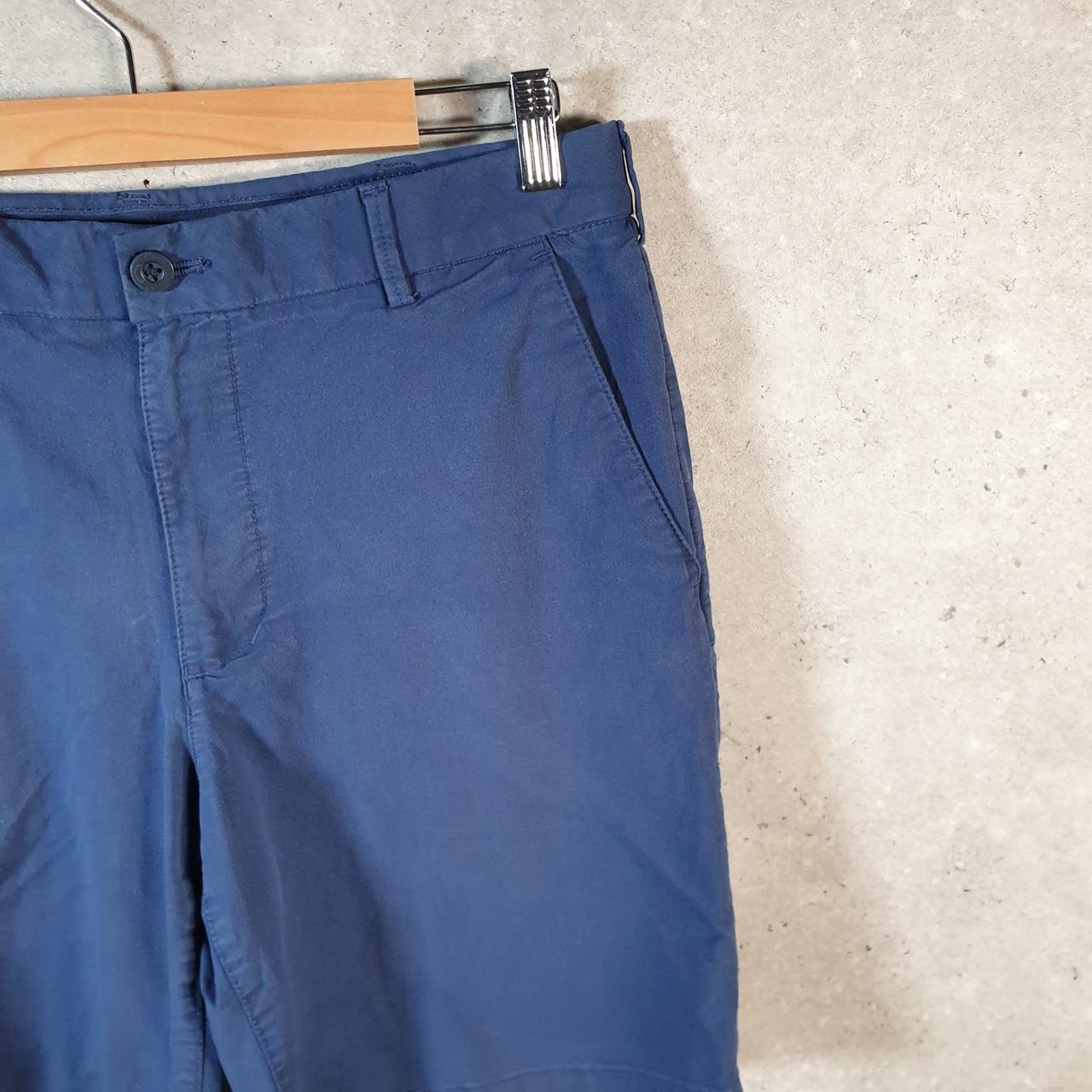 Vintage Izod Golf Chino Shorts Jorts Cargo Men’s W32 Blue Baggy Cotton