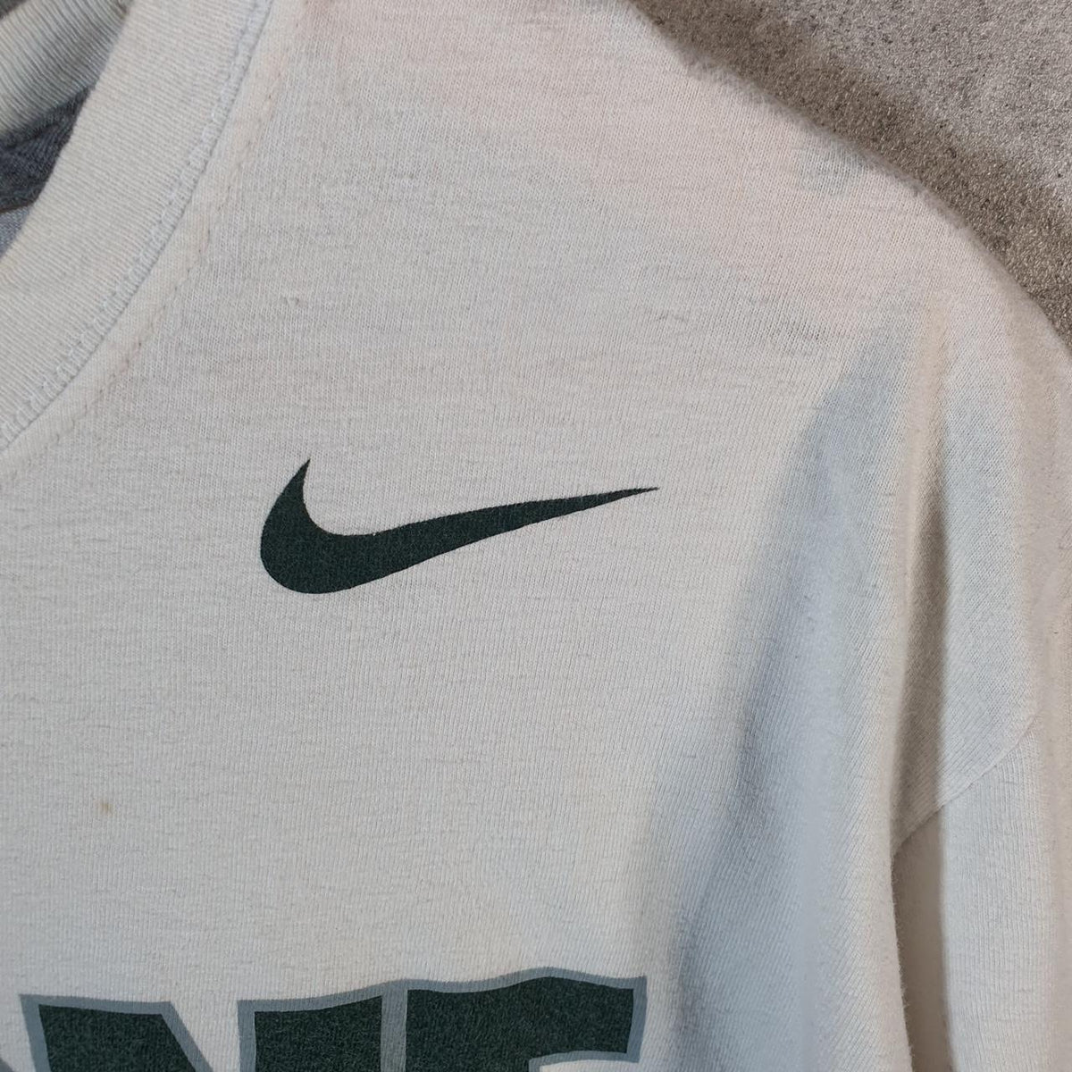 Vintage Nike Michigan State Izzone Impact T Shirt Men’s XL White Logo Swoosh Athletic