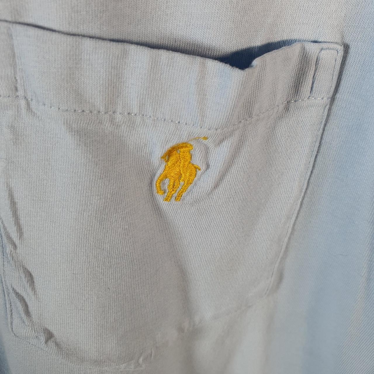 Vintage Ralph Lauren Polo T Shirt Men’s Small Blue Embroidered Pony Classic Fit C9143