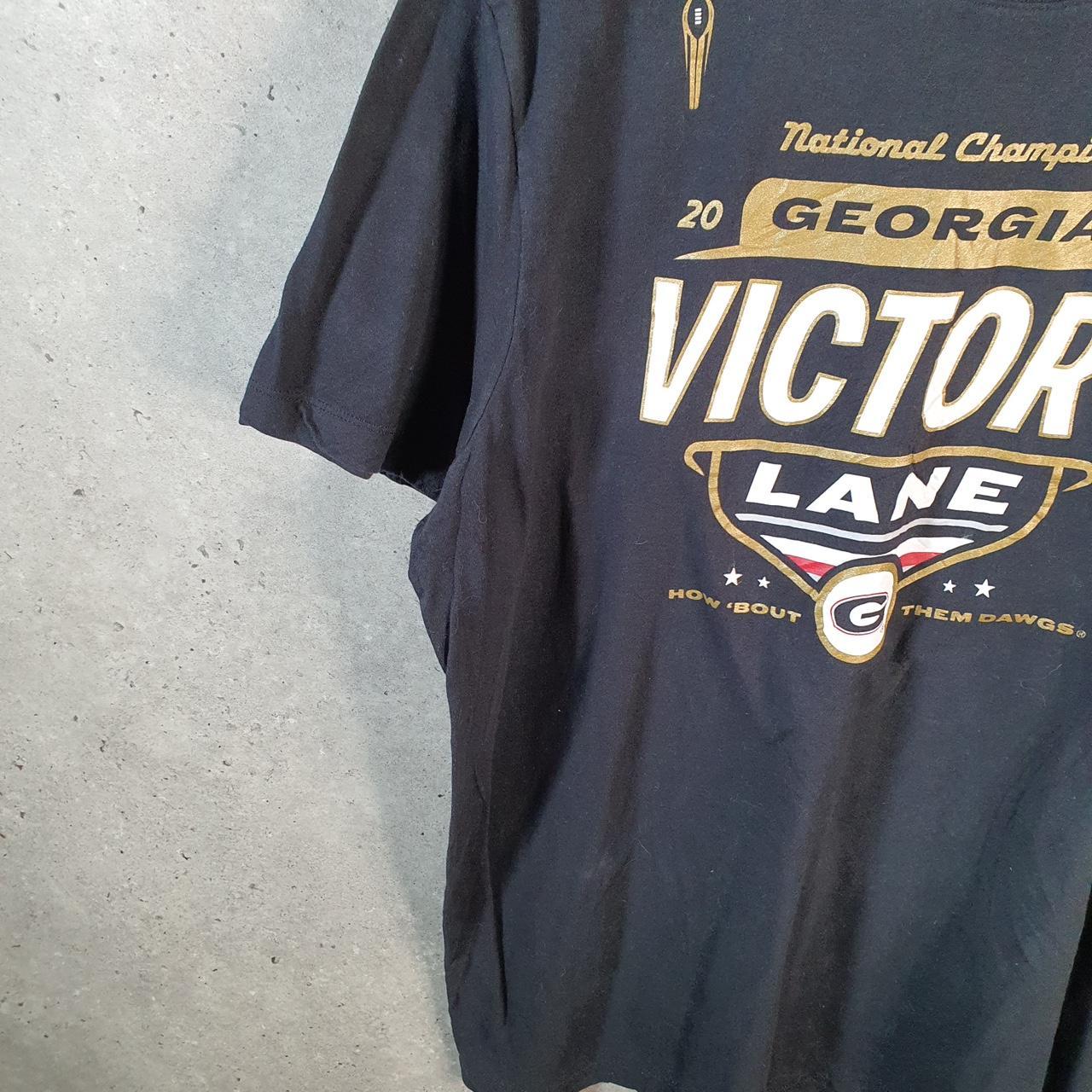 Vintage Nike 2021 Georgia Victory Lane T Shirt Men’s XL Black Logo Swoosh Athletic