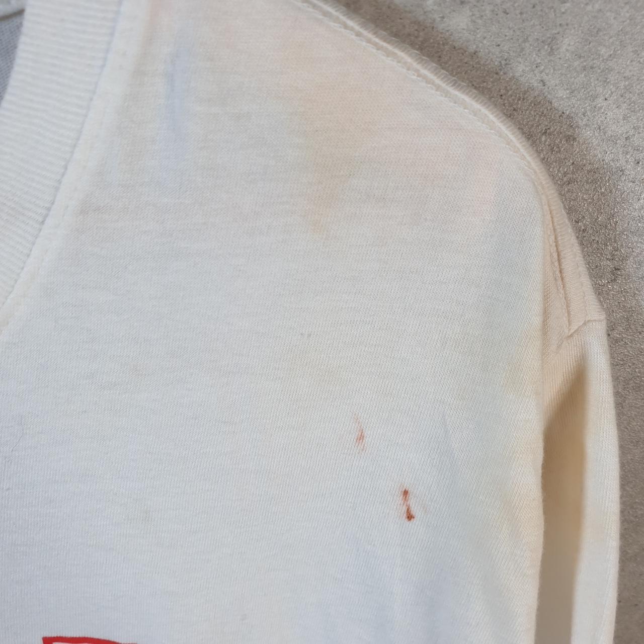 Vintage Puma Spellout T Shirt Mens XL White sports Logo Athletic