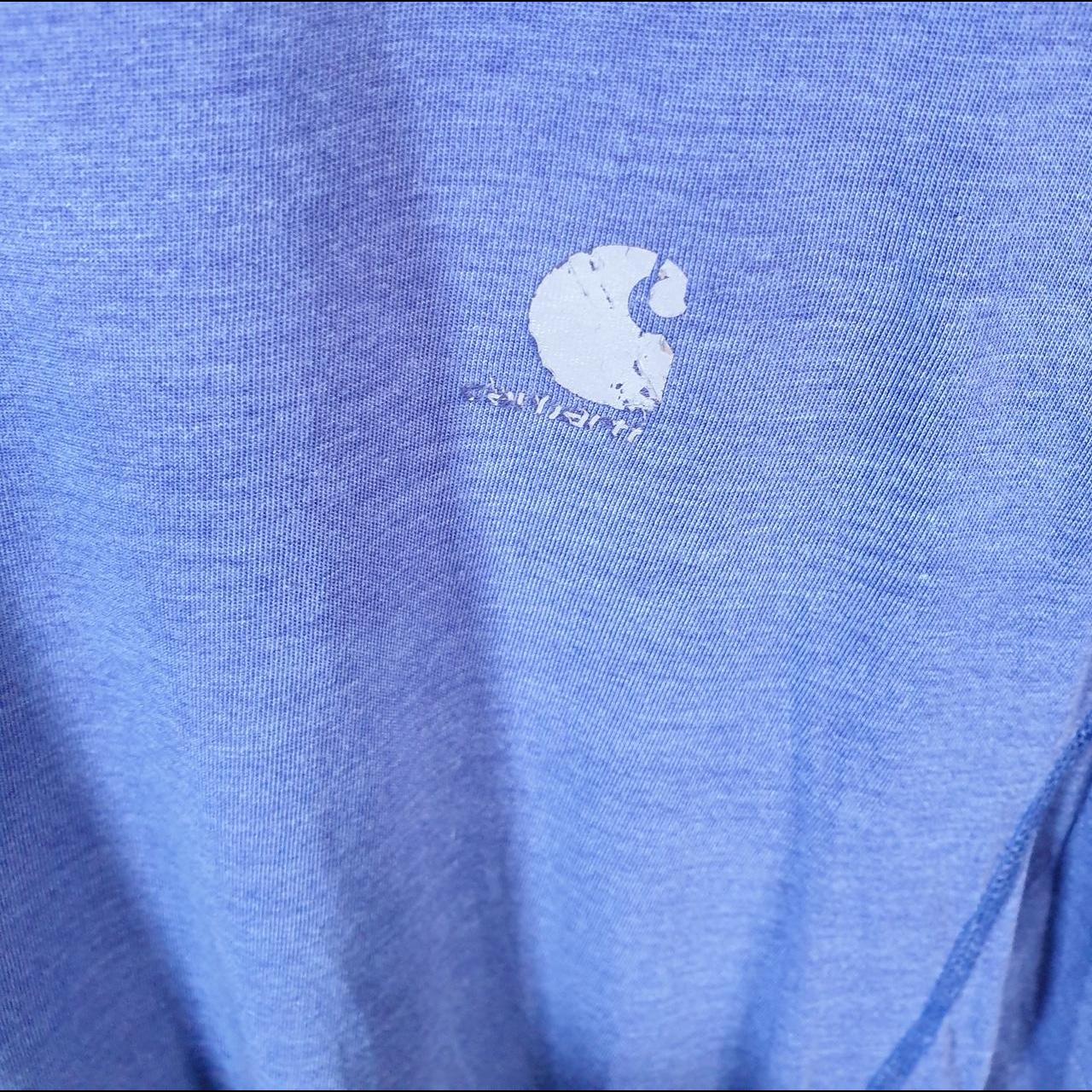 Vintage Carhartt Pocket T Shirt Men’s Medium Blue Workwear Chore Utility Relaxed Fit C9346