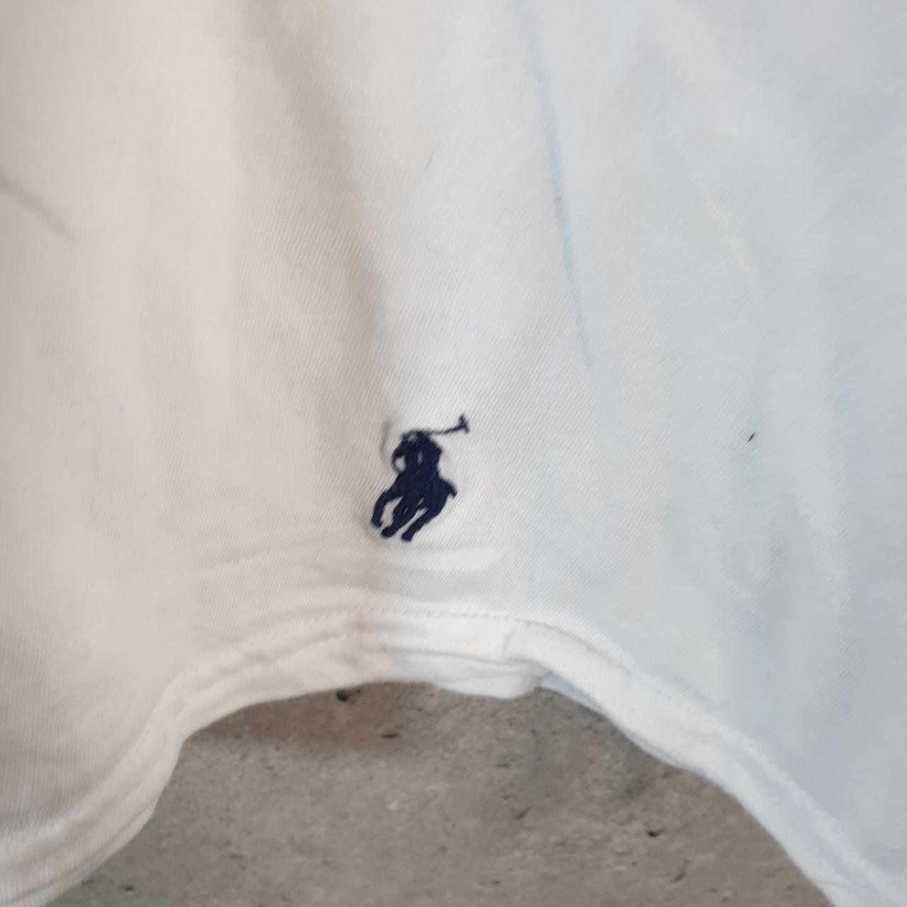 Vintage Ralph Lauren Polo Sport T Shirt Men’s XL White Classic Fit Embroidered Pony C9156