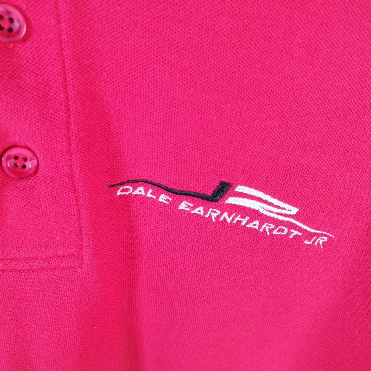 Vintage NASCAR Chase Authentics Dale Earnhardt Jr Polo Shirt Men’s XL Red Embroidered