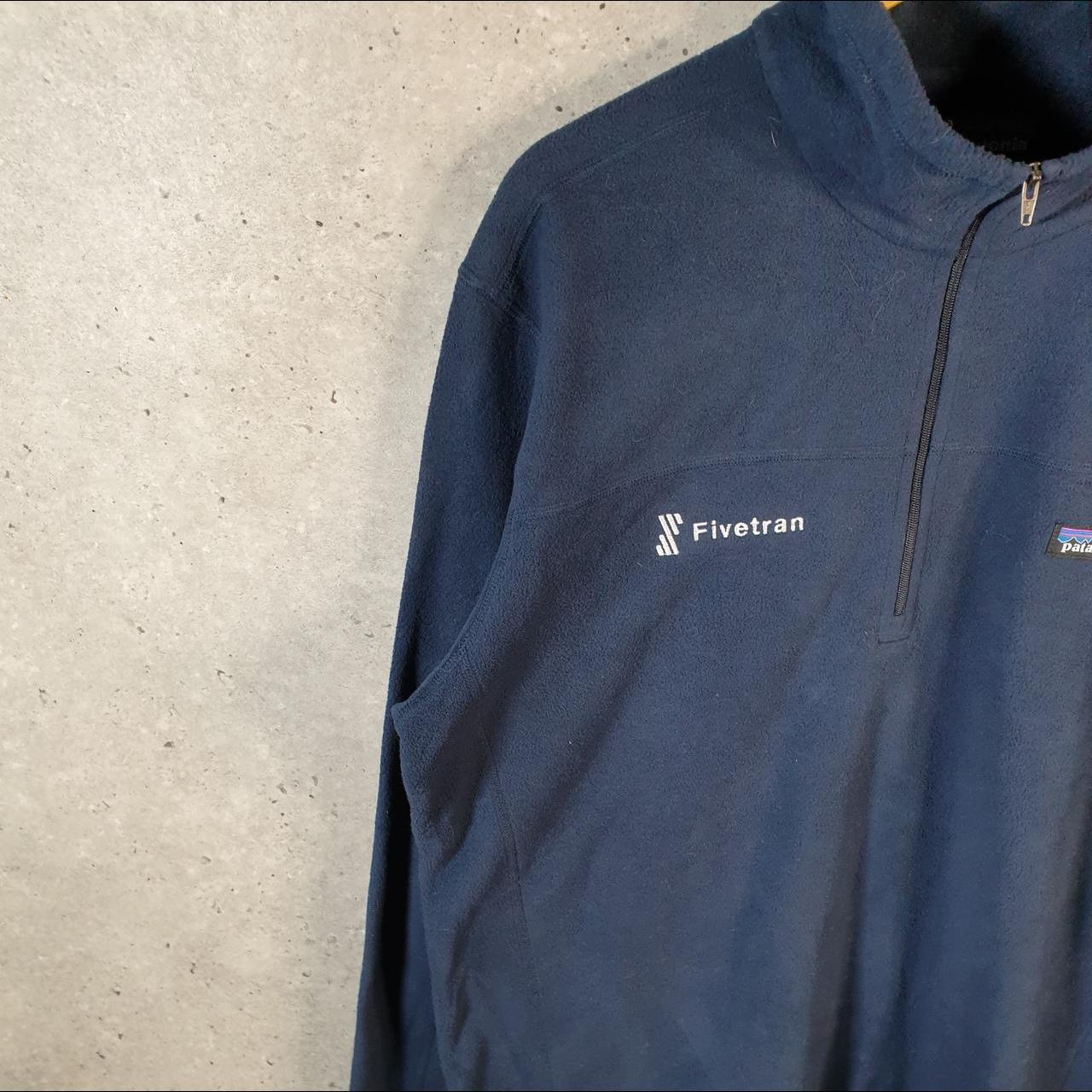Vintage Patagonia Better Sweater 1/4 Zip Pullover Sweatshirt Mens Large Navy Blue