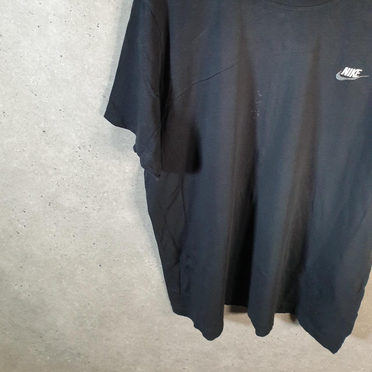 Vintage Nike Embroidered Club T Shirt Men’s 2XL Black Logo Swoosh Athletic