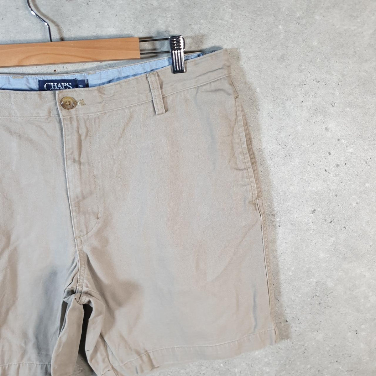 Vintage Chaps Ralph Lauren Polo Shorts Jorts Cargo Men’s W38 Brown Baggy Cotton